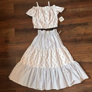 Haute Hippie Blue and White Kids Dress Set